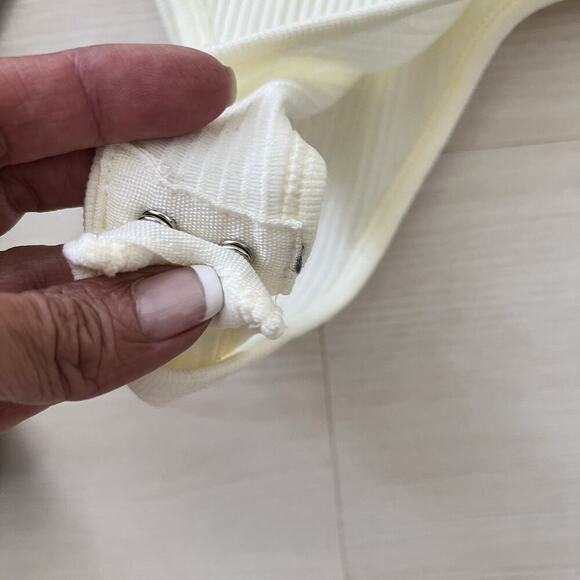 Gypsy & Jade 3-pk Deep V Bodysuits Ribbed Size L/XL White Black Blue NEW - Picture 5 of 10